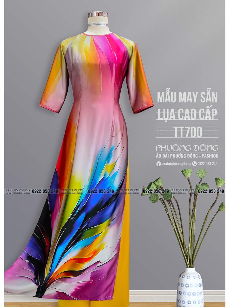 Áo Dài Truyền Thống Lụa Cao Cấp TT700